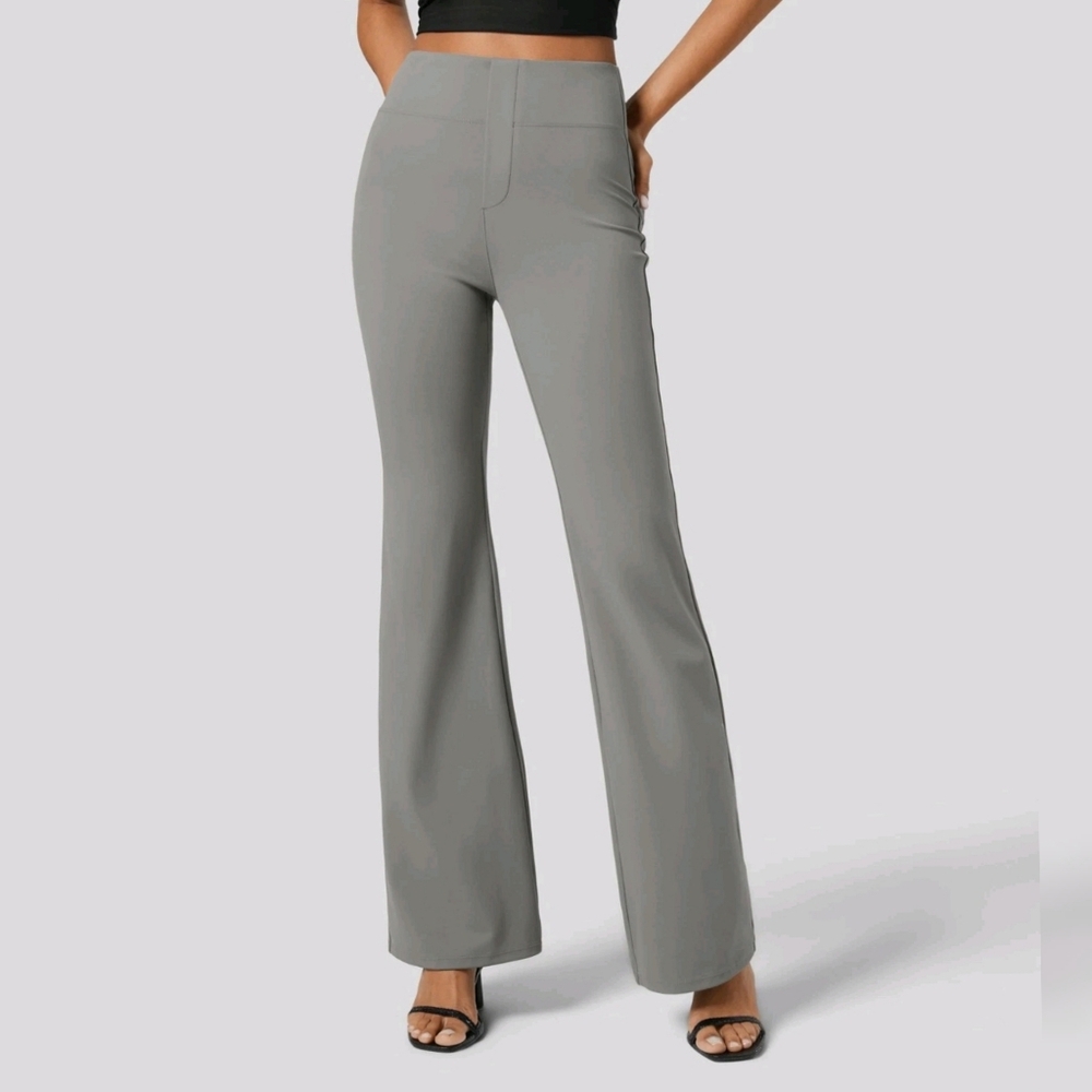 Halara Flex High Waist Flare Bootcut Pants XS Gray